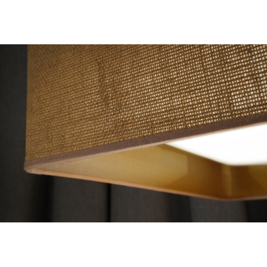 Brilagi - LED Плафониера VELVET SQUARE LED/24W/230V кафяв
