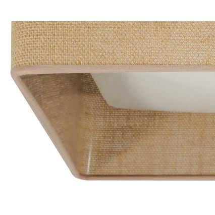 Brilagi - LED Плафониера VELVET SQUARE LED/24W/230V кафяв
