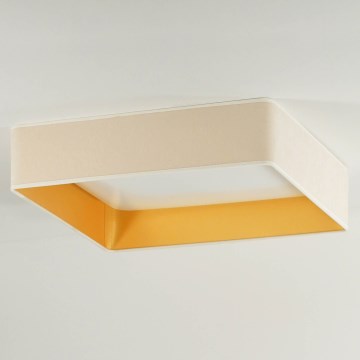 Brilagi - LED Плафониера VELVET SQUARE LED/24W/230V кремав