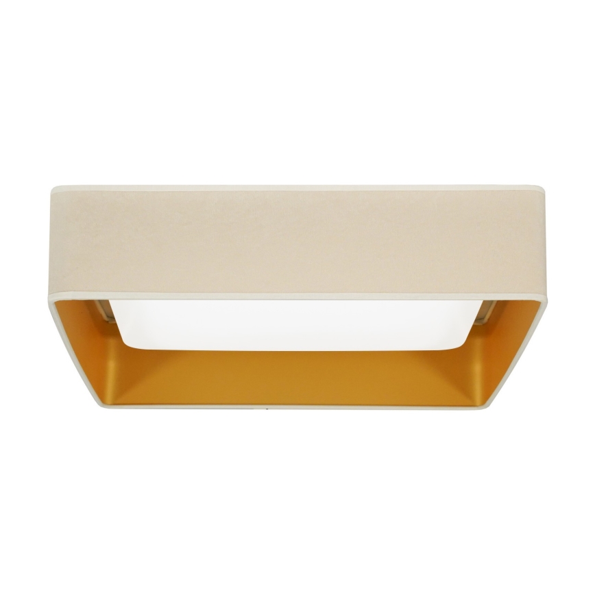 Brilagi - LED Плафониера VELVET SQUARE LED/24W/230V кремав