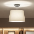 Brilagi - LED плоско монтиран плафон CERIA 1xE27/60W/230V диам. 30 см черен/сив