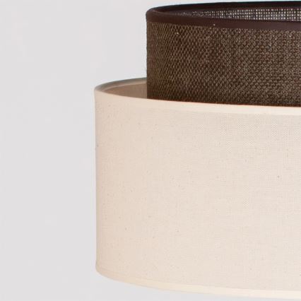 Brilagi - LED подова лампа BOHO стил 1xE27/15W/230V кремава/кафява