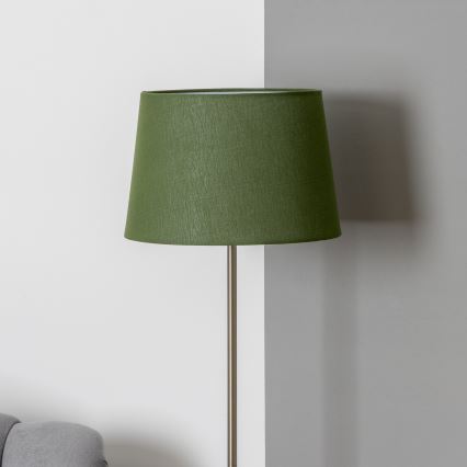 Brilagi - LED подова лампа CERIA 1xE27/40W/230V, диаметър 30 см, зелена/матов хром