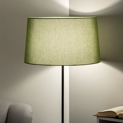 Brilagi - LED подова лампа CERIA 1xE27/40W/230V, диаметър 45 см, зелена/черна