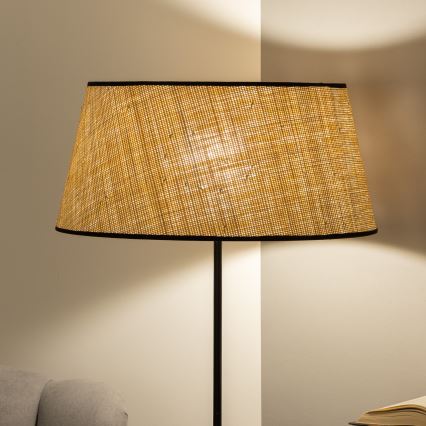 Brilagi - LED подова лампа CERIA 1xE27/40W/230V диаметър 50 см бежова/черна