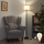 Brilagi - LED подова лампа CERIA 1xE27/40W/230V Ø 30 см бежова/черна