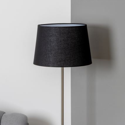 Brilagi - LED подова лампа CERIA 1xE27/40W/230V Ø 30 см черна/матов хром