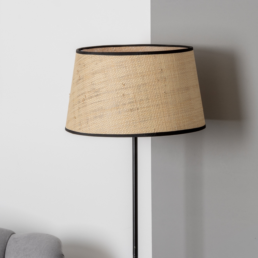 Brilagi - LED подова лампа CERIA 1xE27/40W/230V Ø 35 см бежова/черна