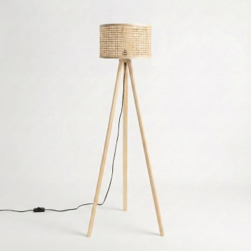 Brilagi - LED подова лампа CERIA 1xE27/60W/230V Ø 25 см бежова