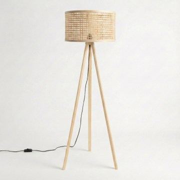 Brilagi - LED подова лампа CERIA 1xE27/60W/230V Ø 40 см бежова