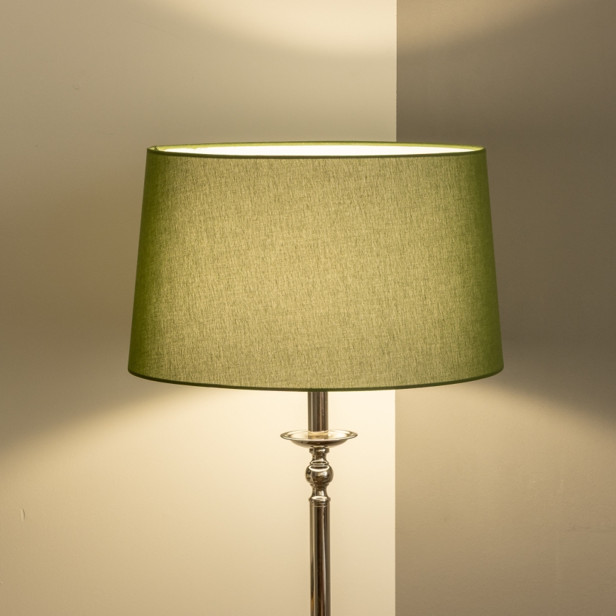 Brilagi - LED подова лампа CERIA 1xE27/60W/230V Ø 45 cm лъскав хром/зелен