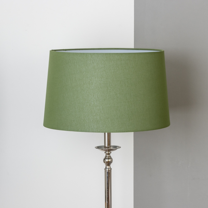 Brilagi - LED подова лампа CERIA 1xE27/60W/230V Ø 45 cm лъскав хром/зелен