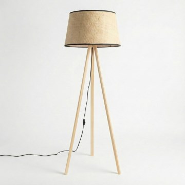 Brilagi - LED подова лампа CERIA 1xE27/60W/230V Ø 50 см бежова