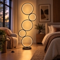 BRILAGI - LED подова лампа ECHO LED/36W/230V 4000K 110 cm черна