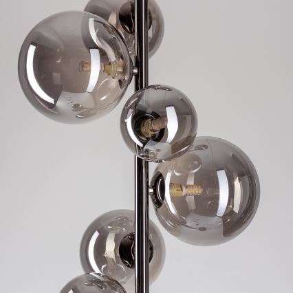 Brilagi - LED подова лампа MILLA 7xG9/3W/230V черен хром/опушено