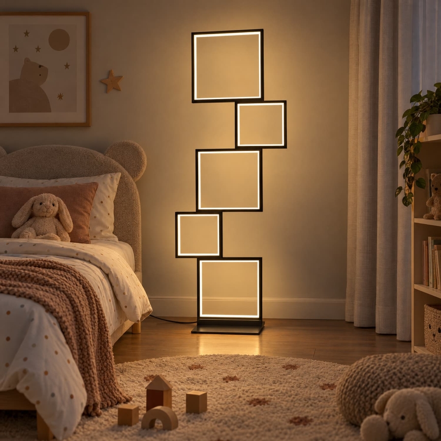 BRILAGI - LED подова лампа SHIFT LED/36W/230V 4000K 123 cm черна