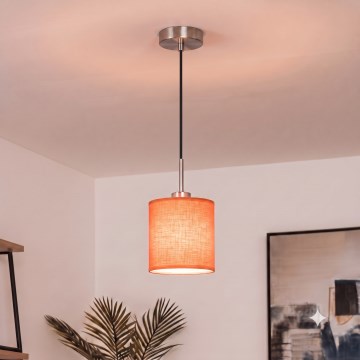 Brilagi - LED подвесен полилей на кабел NUBILA 1xE27/60W/230V Ø 14 cm черен/оранжев