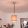 Brilagi - LED подвесен полилей на кабел NUBILA 1xE27/60W/230V Ø 14 cm черен/оранжев