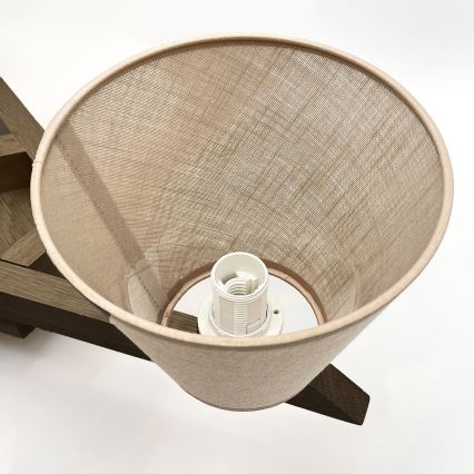 Brilagi - LED Плафониера ANTHONY 5xE14/40W/230V дъб орех