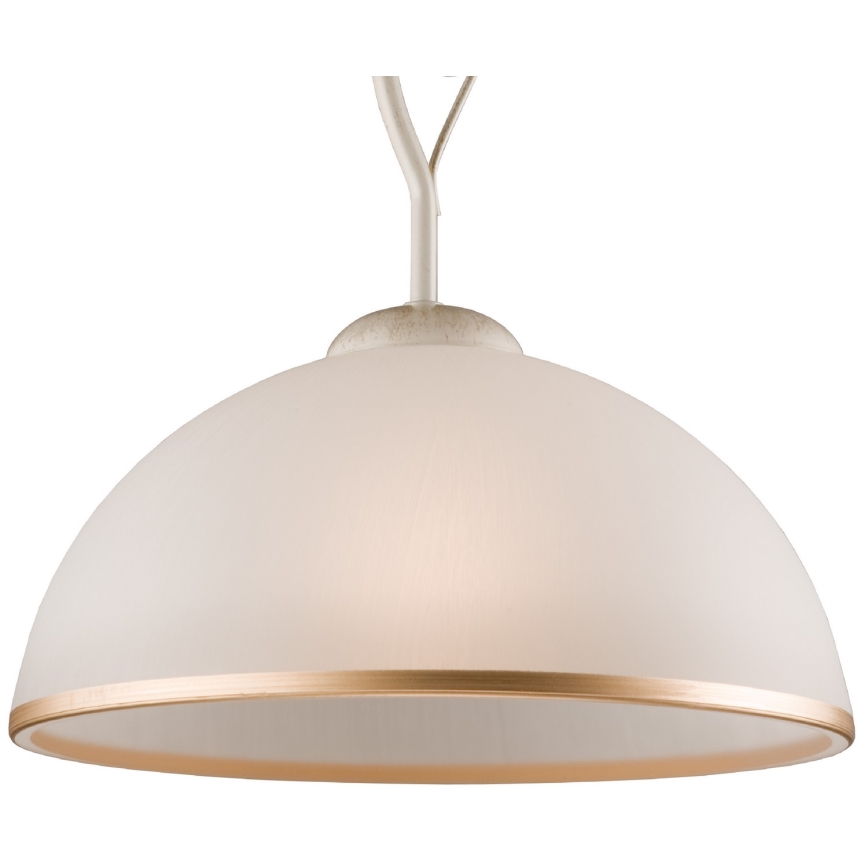 Brilagi - LED Полилей ANTICO 1xE27/60W/230V бяла патина