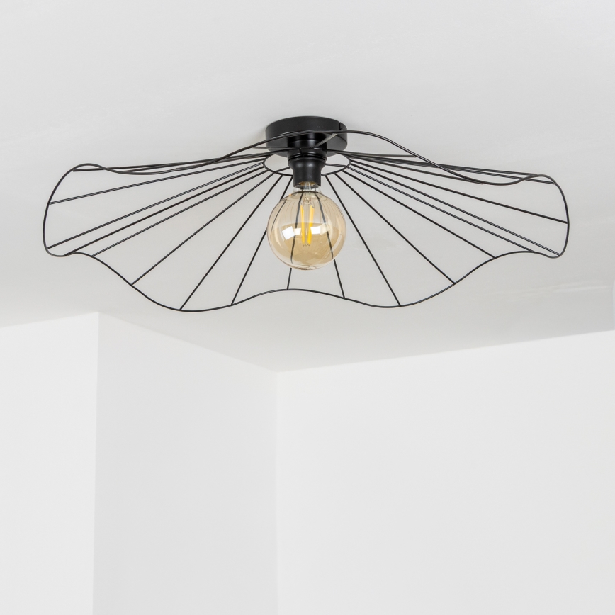 Brilagi - LED полилей CERIA WIRE за повърхностен монтаж 1xE27/40W/230V Ø 80 cm черен