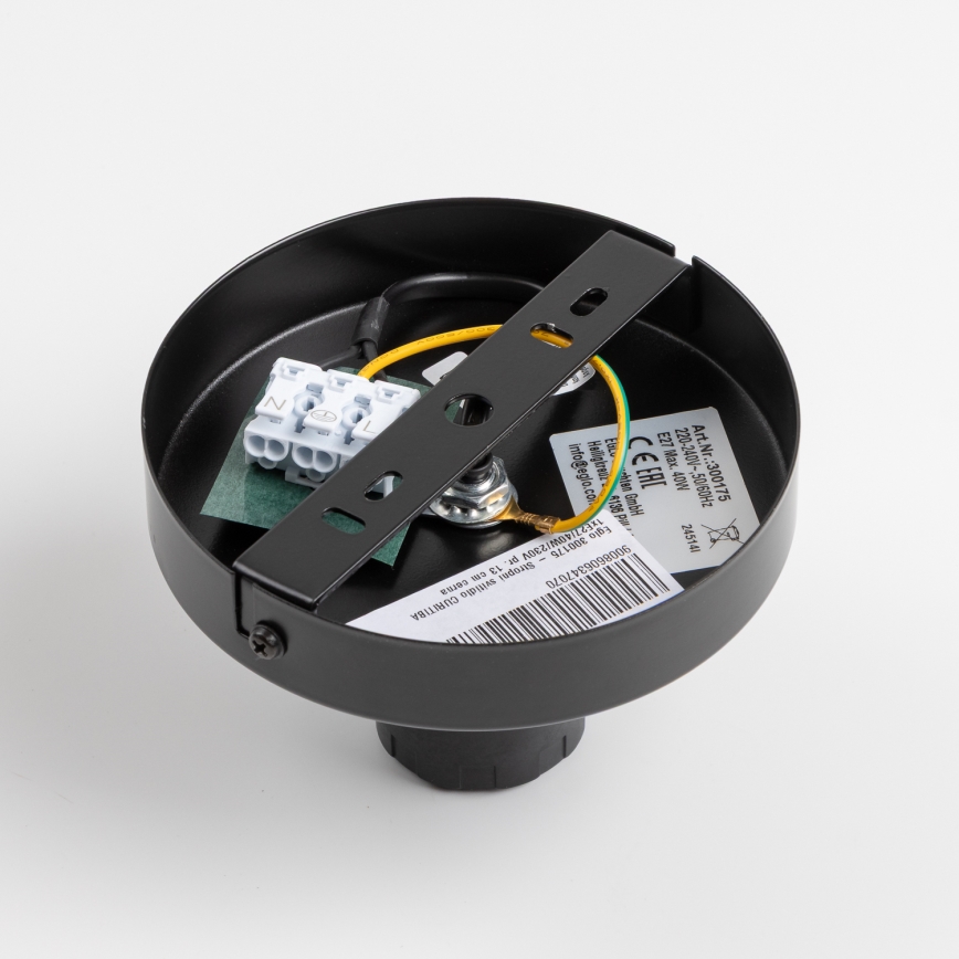 Brilagi - LED полилей CERIA WIRE за повърхностен монтаж 1xE27/40W/230V Ø 80 cm черен