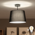 Brilagi - LED полилей CERIA за директен монтаж на тавана, 1xE27/60W/230V, Ø 30 см, черен