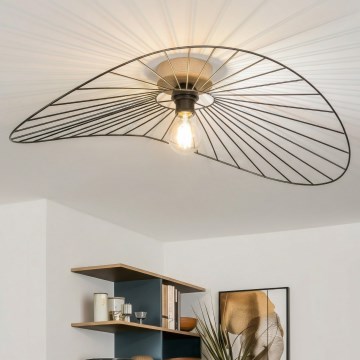 Brilagi - LED полилей, монтиран на тавана CERIA WIRE 1xE27/40W/230V 60x80 см черен/дъб