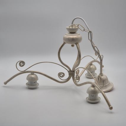 Brilagi - LED полилей на верига ANTICO 3xE27/60W/230V 3000K, бяла патина