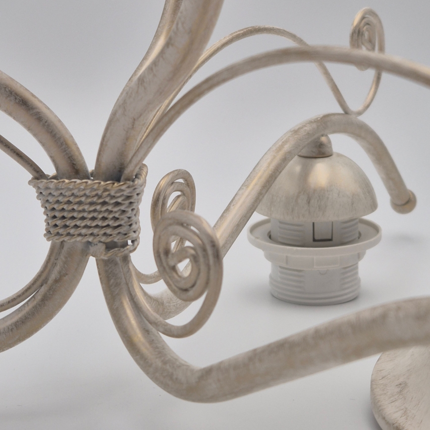 Brilagi - LED полилей на верига ANTICO 3xE27/60W/230V 3000K, бяла патина