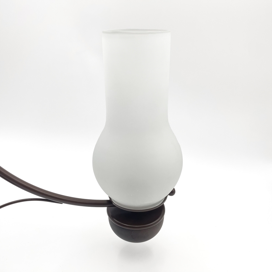 Brilagi - LED полилей на верига COTTAGE 3xE14/40W/230V бук/кафяв/бял