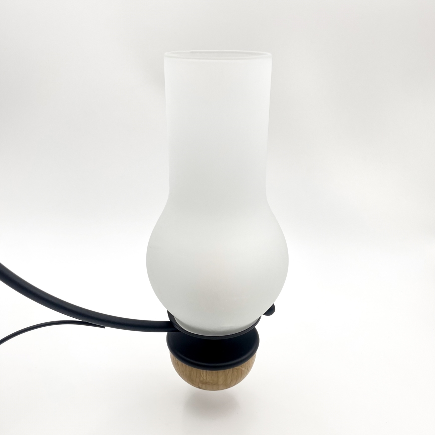 Brilagi - LED полилей на верига COTTAGE 3xE14/40W/230V дъб/черен/бял