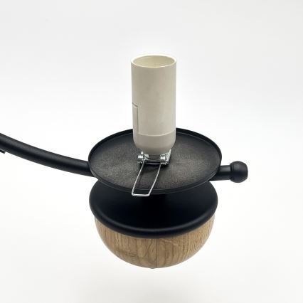 Brilagi - LED полилей на верига COTTAGE 3xE14/40W/230V дъб/черен/бял