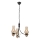Brilagi - LED полилей на верига COTTAGE 3xE14/40W/230V дъб/черен/димчато бежово