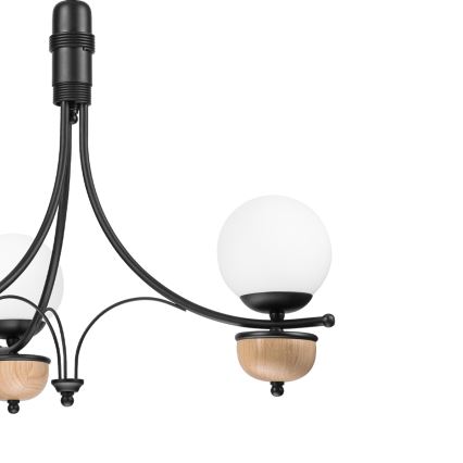Brilagi - LED полилей на верига COTTAGE 3xG9/40W/230V дъб/бял