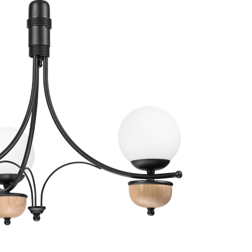 Brilagi - LED полилей на верига COTTAGE 3xG9/40W/230V дъб/бял