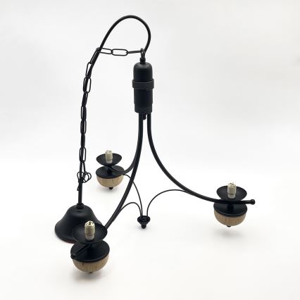 Brilagi - LED полилей на верига COTTAGE 3xG9/40W/230V дъб/бял