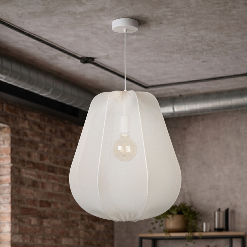 Brilagi - LED полилей на кабел ARVEN, 1x E27/8W/230V, Ø 37 см, бял