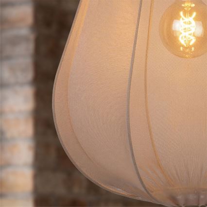 Brilagi - LED полилей на кабел ARVEN 1xE27/8W/230V Ø 37 см бежов