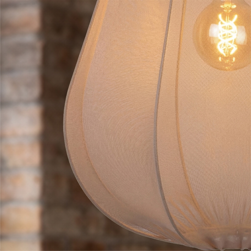 Brilagi - LED полилей на кабел ARVEN 1xE27/8W/230V Ø 37 см бежов