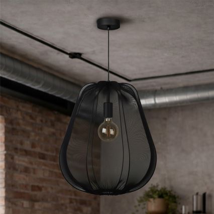 Brilagi - LED полилей на кабел ARVEN 1xE27/8W/230V Ø 37 см черен