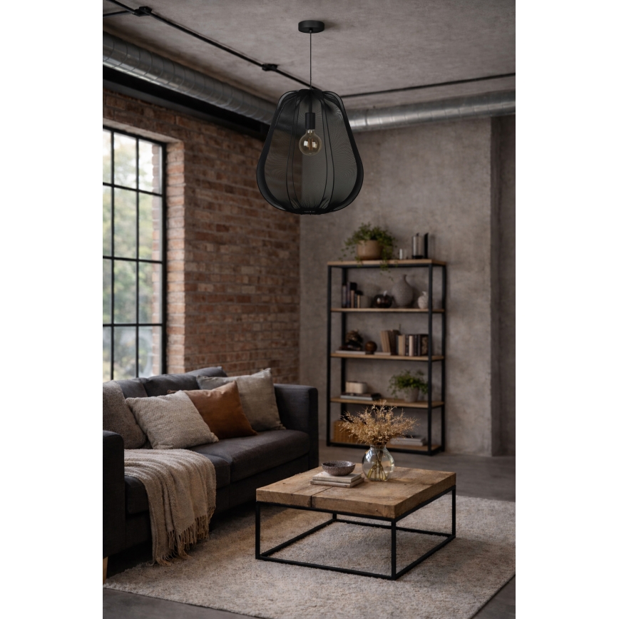 Brilagi - LED полилей на кабел ARVEN 1xE27/8W/230V Ø 37 см черен
