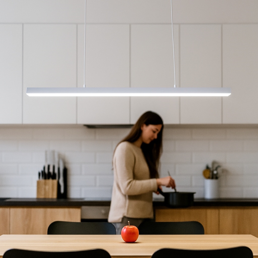 Brilagi - LED полилей на кабел AXIS LED/30W/230V 120 см бял