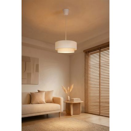 Brilagi - LED полилей на кабел BOHO ECO 1xE27/10W/230V пр. 40 см в кремав цвят