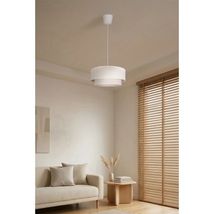 Brilagi - LED полилей на кабел BOHO ECO 1xE27/10W/230V пр. 40 см в кремав цвят