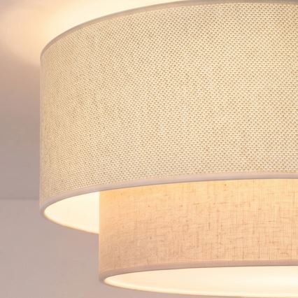 Brilagi - LED полилей на кабел BOHO ECO 1xE27/10W/230V пр. 40 см в кремав цвят