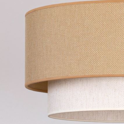 Brilagi - LED полилей на кабел BOHO ECO 1xE27/10W/230V Ø 40 см бежов/кремав