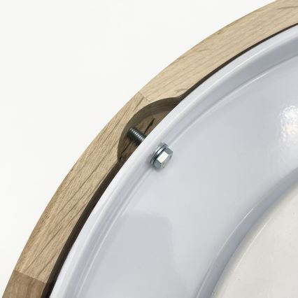 Brilagi - LED полилей на кабел CARVALHO MODERN 2xE27/60W/230V дъб Ø 37,5 см