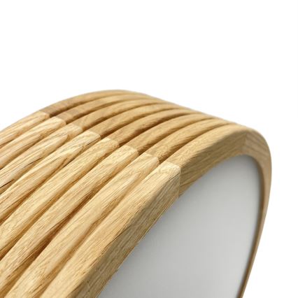 Brilagi - LED полилей на кабел CARVALHO MODERN 2xE27/60W/230V дъб Ø 37,5 см