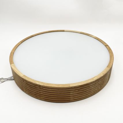Brilagi - LED полилей на кабел CARVALHO MODERN 3xE27/60W/230V дъб Ø 47,5 см